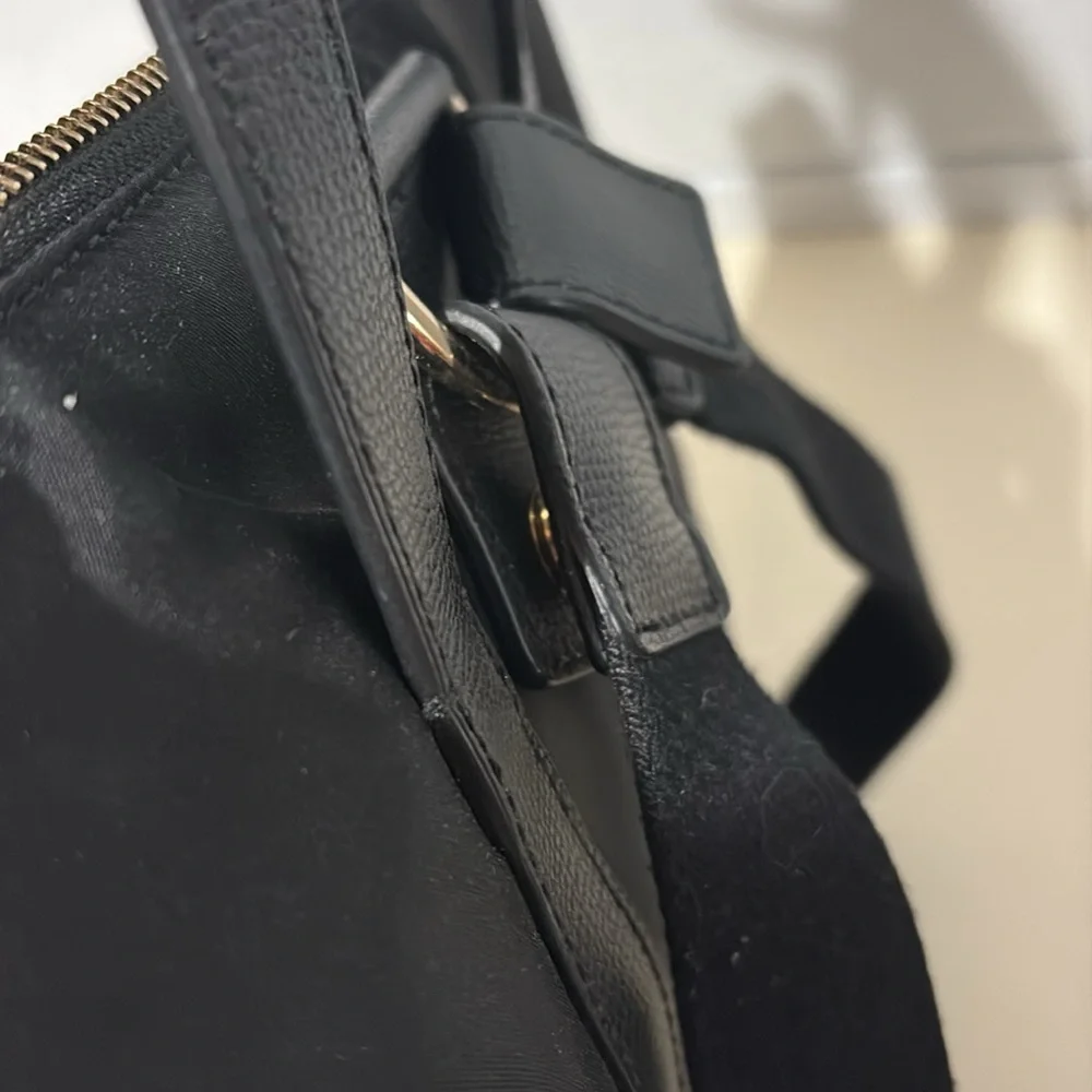 Henri Bendel Small Black Jetsetter Convertible Crossbody Backpack - Picture 10 of 10